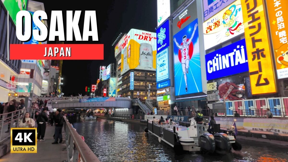 【Japan Walk 4K】Osaka Shinsaibashi Street to Glico Sign & Soemoncho｜2025