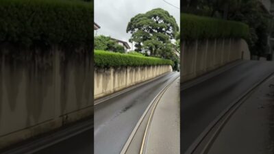 Japanese Street walk in Rainy da  #japan #shorts