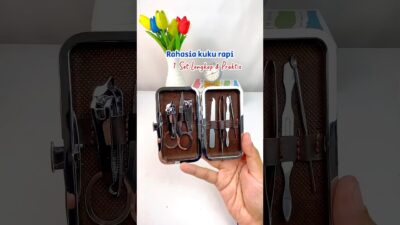 Kit manicure lengkap, praktis dibawa 😍 #ManicureKit #NailCare #TravelEssentials #KukuCantik #simple