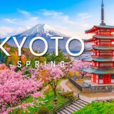 Kyoto Spring 4K – Peaceful Temples, Traditional Streets & Zen Garden Ambience