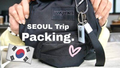 【Packing】心配性の厳選 Seoul旅行パッキング✈️🇰🇷 / これだけあれば間違いない！What’s in my bag 💼🌟