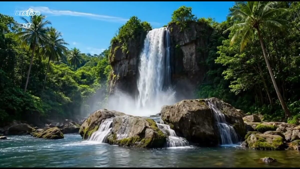 RELIEVE YOUR STRESS BY LISTENING TO THE SOOOTHING SOUNDS OF NATURE#ASMR#WATERFALL#SOUDS
