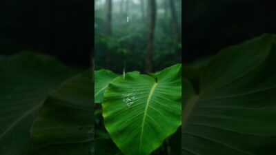 Rain  in Tropical Forest | asmr #nature #asmr #rain