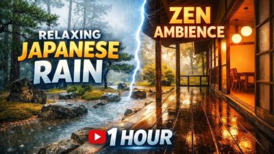 Rain on Plants in the Yard | Relaxing Nature ASMR