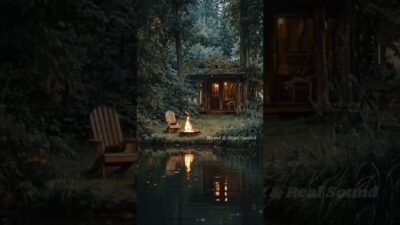 Relaxing Campfire 🔥 with Bird Sounds | Nature ASMR