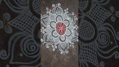 Simple Morning Routine.#indianart #tamil #traditional #drawing #rangoli