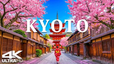 Spring in Kyoto 4K 🌸 Sakura Temples, Peaceful Shrines & Timeless Japanese Beauty
