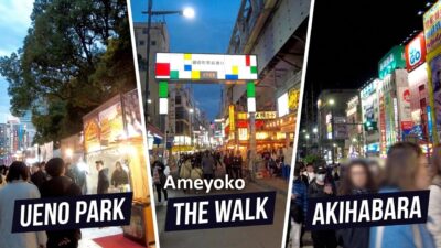 TOKYO JAPAN 🇯🇵 Ueno, Ameyoko & Akihabara Evening Walk | City Sounds & Relaxing Jazz