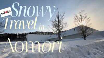 【TRAVEL🍎青森】雪を見に行く青森ひとり旅｜キュンパス途中下車｜東北グルメ｜酸ヶ湯温泉｜青森県立美術館