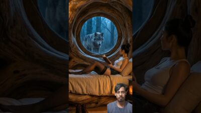 Tree Root Shelter ASMR #ASMR #Shelter #Survival #Cozy #Wolf #Forest #Al #Nature #Luxury