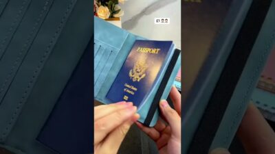 WALNEW RFID Blocking Passport Holder Travel Wallet Cover Case #amazonfinds