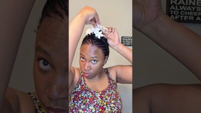 What’s In My Spray Bottle for Braids 💧 (4C Hair Routine)