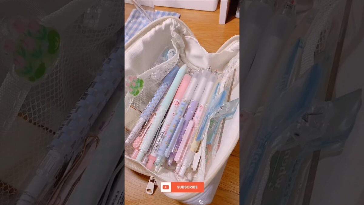 What’s in my pencil box📚✨#study #studymotivation #whatsinmybag #stationery #aesthetic #desksetup