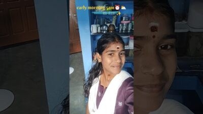 minivlog 🌷 5 am peaceful morning routine ⛅⏰🫰🌺 #shorts #my life in 60 second #tamil #morning prayer