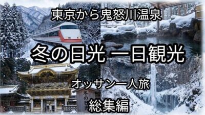 冬の日光 一日観光 オッサン一人旅 東京から鬼怒川温泉