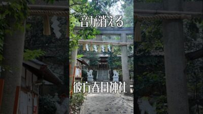 【音が消える】彼方春日神社（大阪・富田林）｜静寂の古社