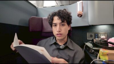 パリから東京までのフライトルーティン