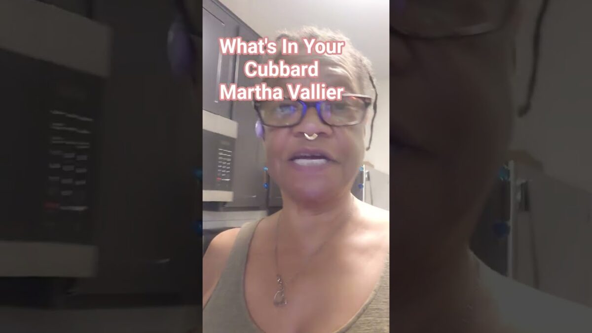 what’s In Your Cubbard #marthavallier #food