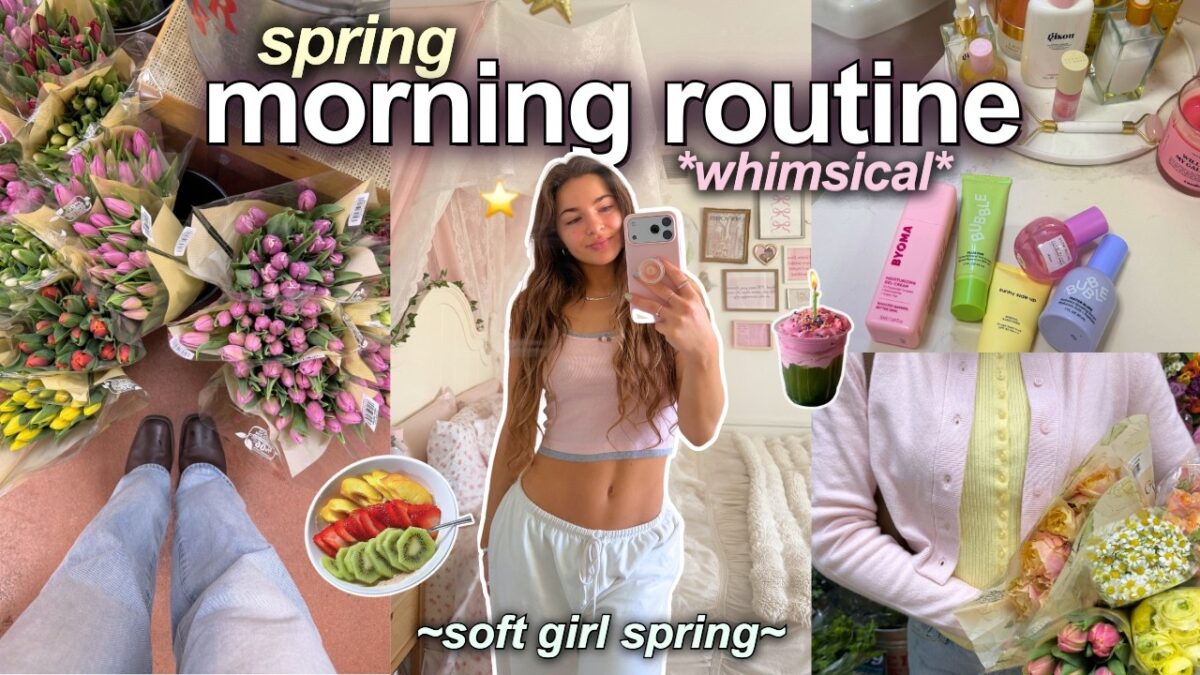 *whimsical* spring morning routine 💐 cozy & aesthetic soft girl rituals
