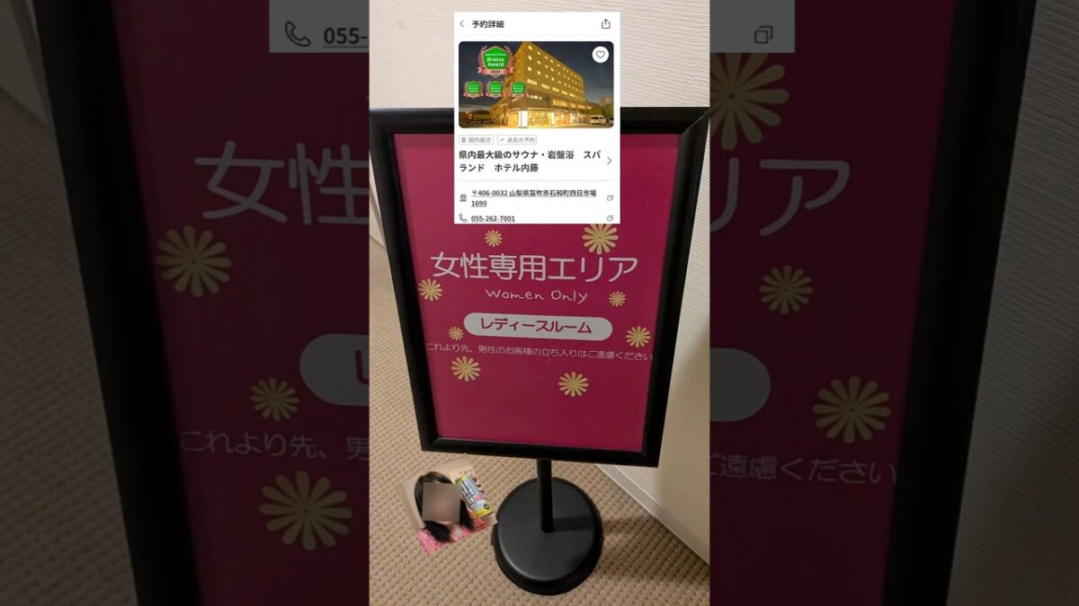 36歳独身女、1人で温泉ホテルに来た結果…🚗♨️🍺【山梨県/スパランド・ホテル内藤 ルームツアー】