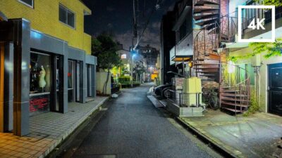 🌸3AM Walk – Tokyo,Japan | Relaxing Walking Tour from the Meguro River to Shibuya | 4K HDR