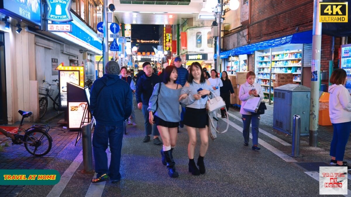 【4K HDR】Night Walk in Kawasaki Japan 🇯🇵 | Neon Lights, Local Streets & Urban Vibes