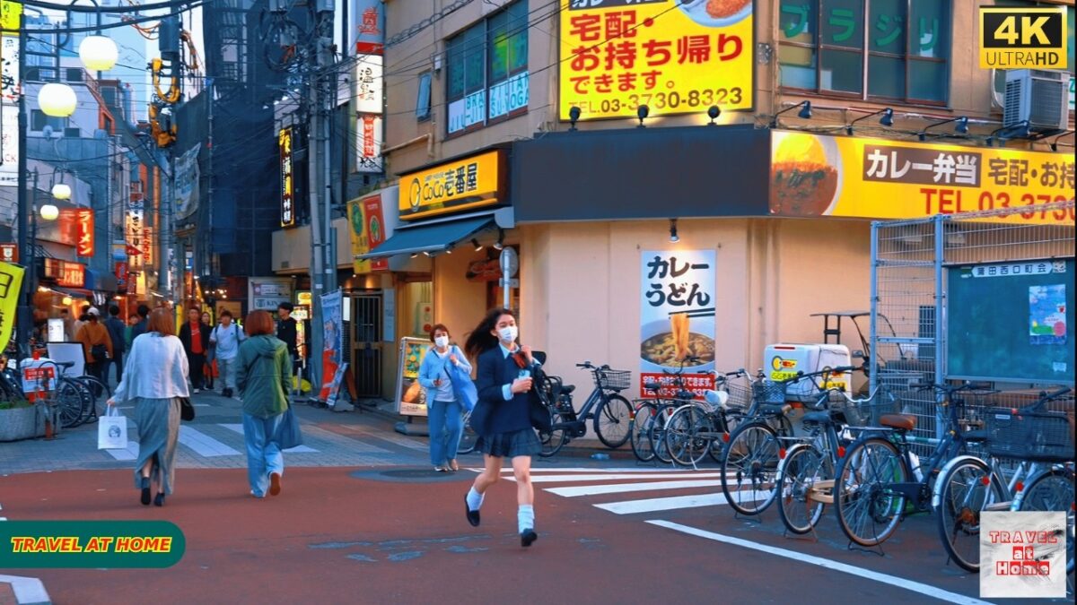 【4K HDR】Tokyo Sunset Walk 🇯🇵 | Quiet Local Neighborhood in Kamata