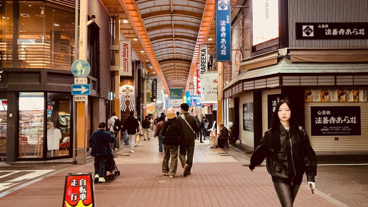 [4K] なんば・心斎橋| 大阪 散歩 | 🖖 Vol.1,649 | Osaka Japan Walking Tour 🇯🇵 | #asmr | #作業用