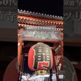 【浅草寺＆スカイツリー】｜ 50代ひとり寺社巡り　夜桜編#shorts #浅草寺 #スカイツリー