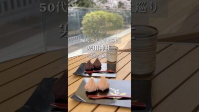 【寒川神社】カフェ編｜50代ひとり寺社巡りのあとにカフェ時間 #寒川神社 #御朱印 #寺社巡り #カフェ  #shorts