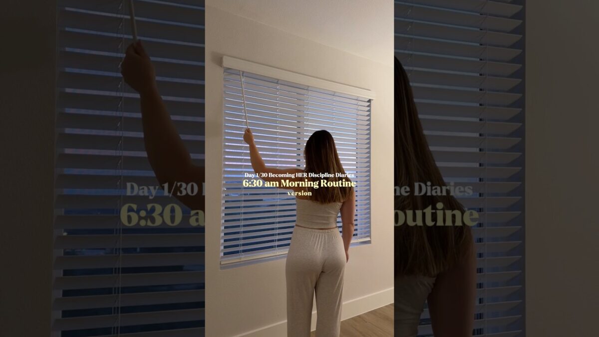6:30 am morning routine 🤍 #morningroutine
