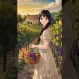 A Quiet Afternoon in Tuscany 🍇🌿 | Ghibli Nature ASMR #animation #slowliving #ghiblistyle  #anime