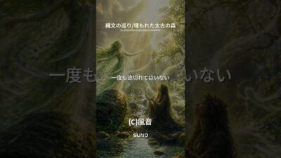 #縄文の巡り #森羅万象 #アンビエント #癒し音楽 #瞑想音楽 #森林浴 #自然音楽 #精霊＃風＃沈黙#AmbientMusic#HealingMusic #ForestSpirit #Jomon