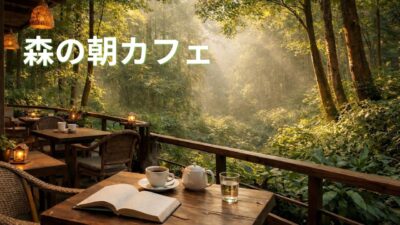 森の朝カフェBGM｜森林浴に包まれる静かな作業・読書・勉強時間