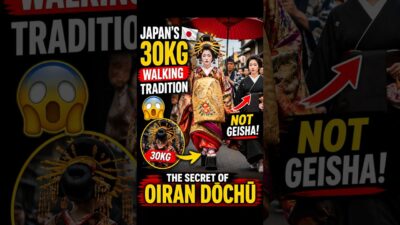 Japan’s 30KG Walking Tradition 😱 | The Secret of Oiran Dōchū