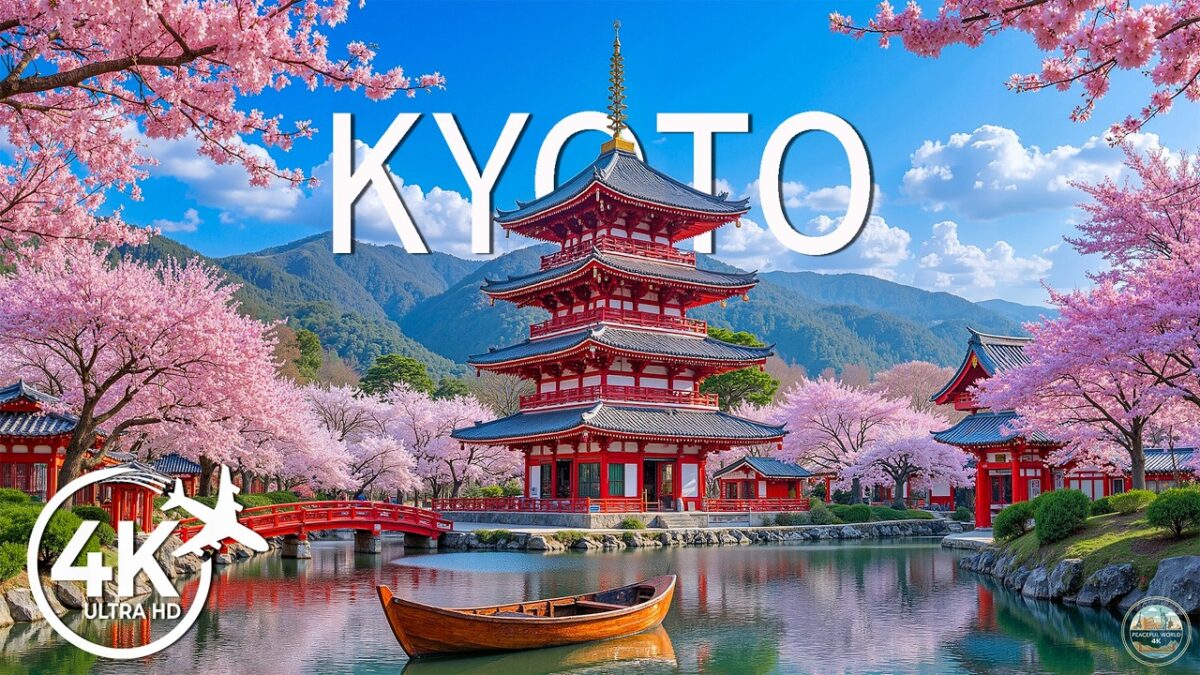 Kyoto, Japan Spring 4K 🌸 Discover Soft Cherry Blossoms, Historic Temples & Peaceful Kyoto Views