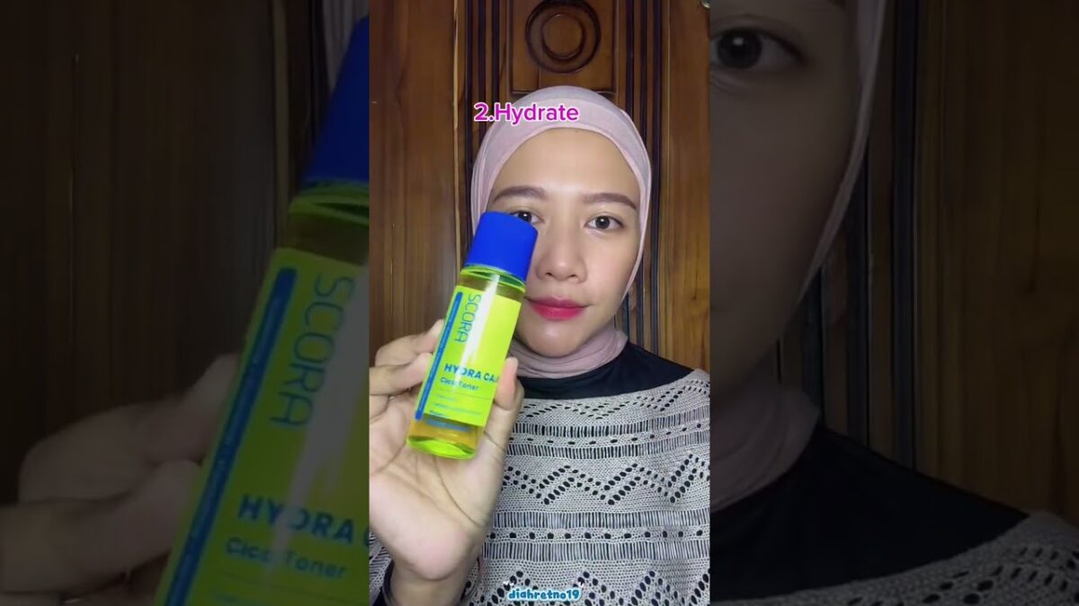 Morning routine bareng Scora 🩷#scora #skincare #skincareroutine #facewash #moisturizer #sunscreen