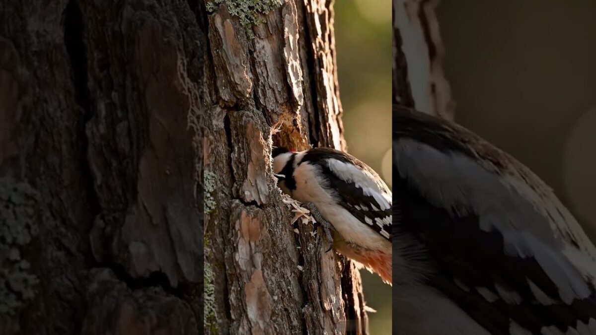 Nature’s Perfect Builder 🪵🐦 | Relaxing ASMR Loop #moonlitpulse
