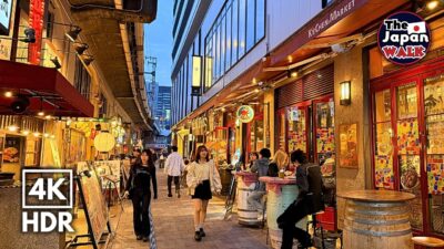 Osaka Night Walk – Hidden Nightlife Near Umeda Away From the Crowds | Japan | 4K HDR