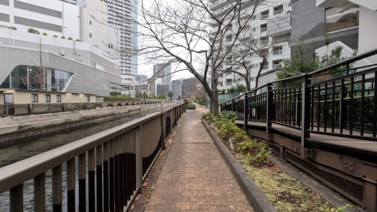 Peaceful Canal Walk in Tokyo – Shibaura Canal Japan POV
