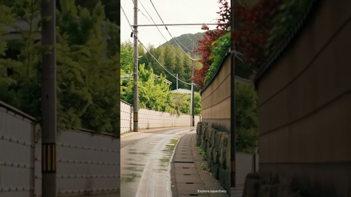 Rainy Street Walk in Quiet Japan 🇯🇵 | Relaxing POV Turn Right