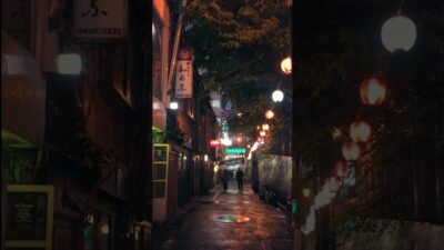 【シネマティック散歩】宮下パーク、のんべい横丁 | 渋谷 雨の夜散歩☔️ Shinjuku Neon Walk #Shorts  #travel  #japantravel #asmr