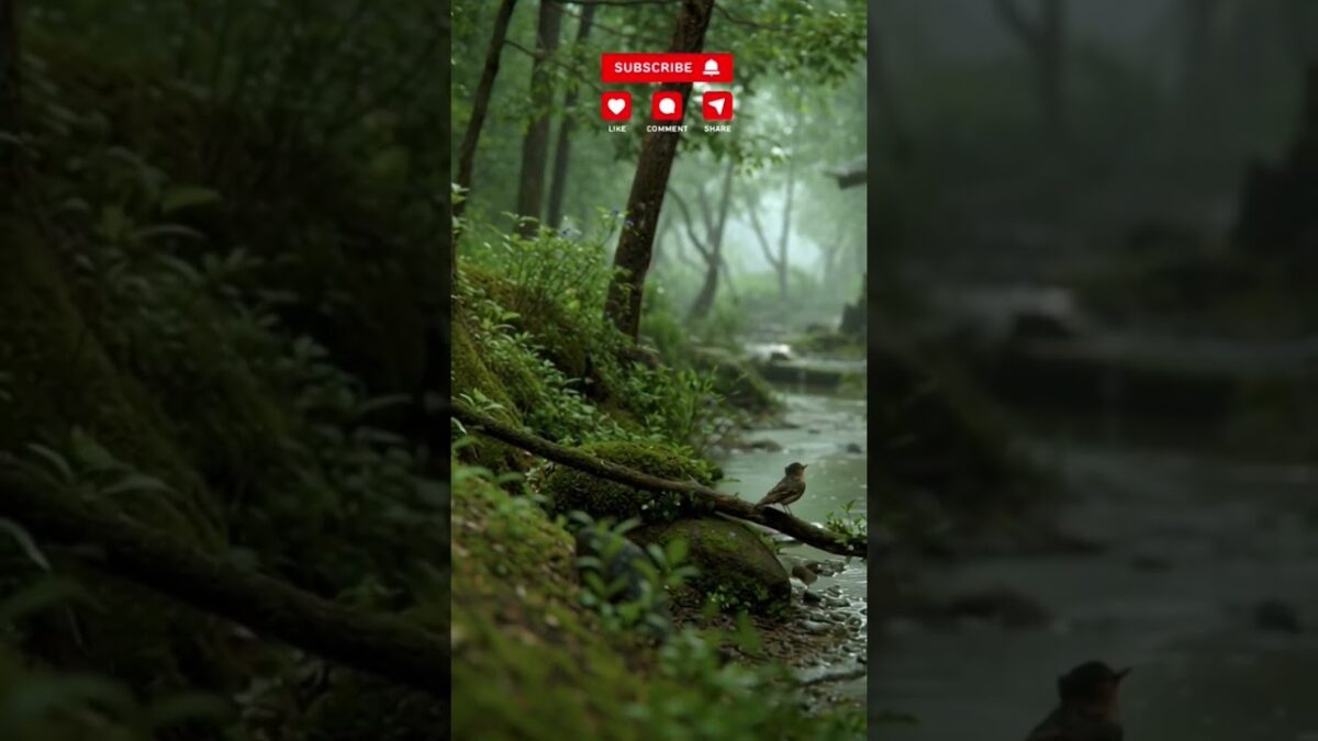 ## **森林浴の音 🌿 Shinrin-yoku Soundscape | 禅の雨と癒しの音楽 for Deep Relaxation & Meditation**