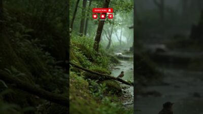 ## **森林浴の音 🌿 Shinrin-yoku Soundscape | 禅の雨と癒しの音楽 for Deep Relaxation & Meditation**