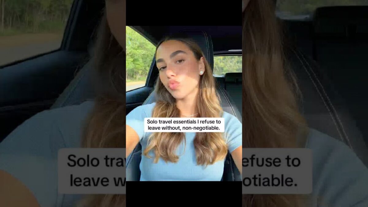 Solo travel essentials #youtubeshorts #youtubevideo #travel #tips #viralvideo #work #tech #corporate