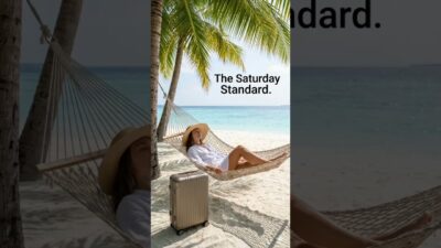 This is the Saturday Standard in the Maldives! 🌴 Keep your travel seamless with the right gear#short