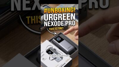 Travel Essentials! 200watt Power Bank 🔋 #travel #tech #unboxing #revew #reveal #shorts #ugreen