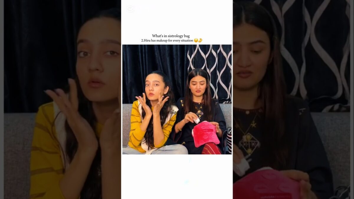 What’s in sistrology bag challenge 🌸💫#sistrology