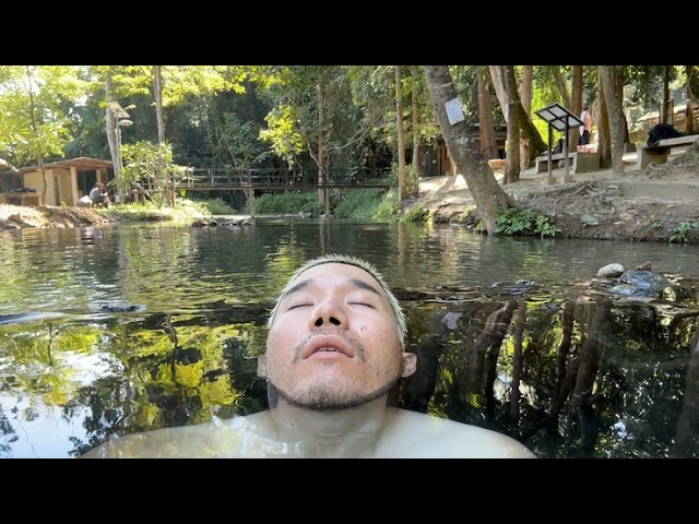 のんびり世界旅.ep9【チェンマイ🇹🇭】天然温泉・陽キャイベント