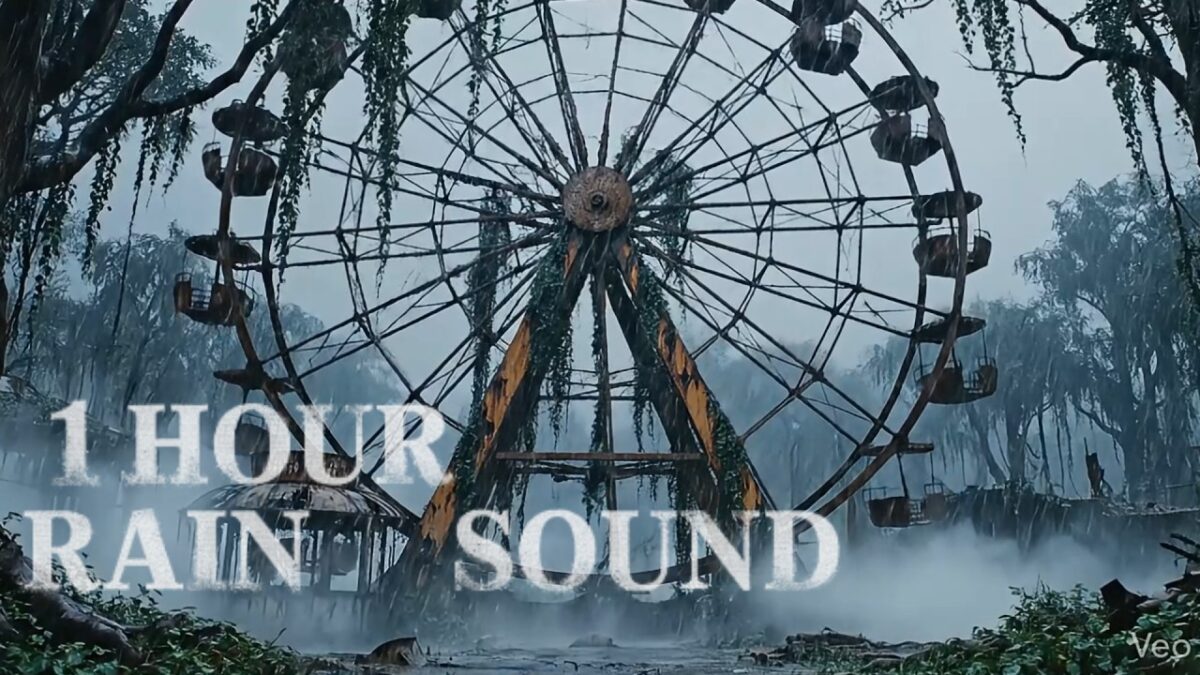 いつかどこかの遊園地　雨音の一時間